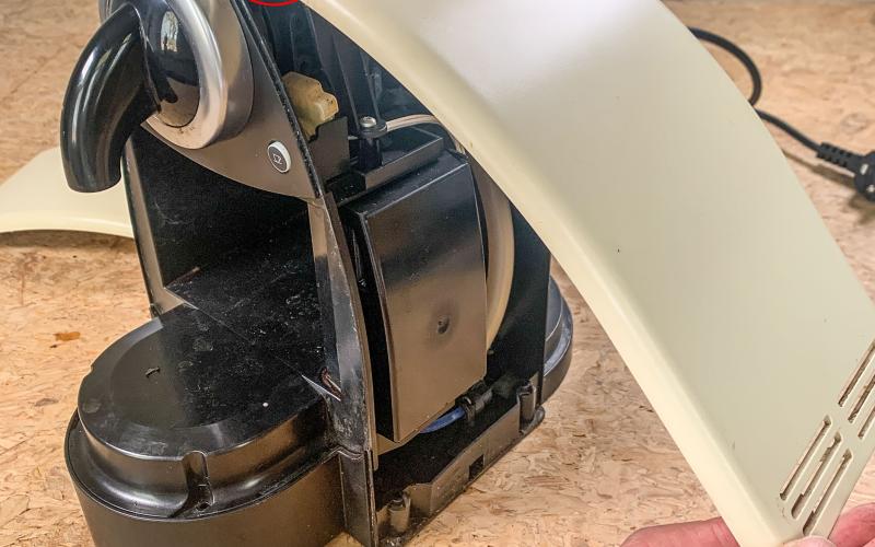 Verwijderen afdekkap