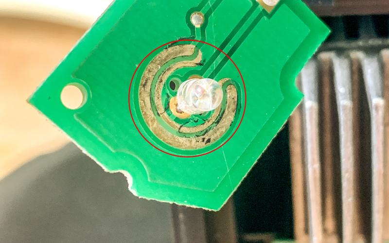 Schoonmaken van de druk knop