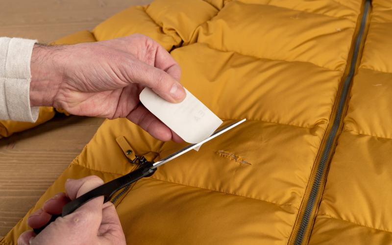 Cut the tape to size