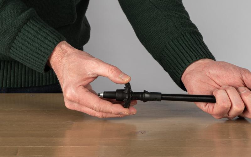 Removing the basket and lower stick section