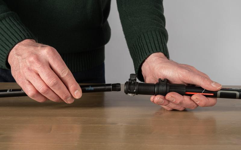 Removing the basket and lower stick section